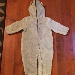 Baby Boy Gap Sherpa Hoodie One Piece